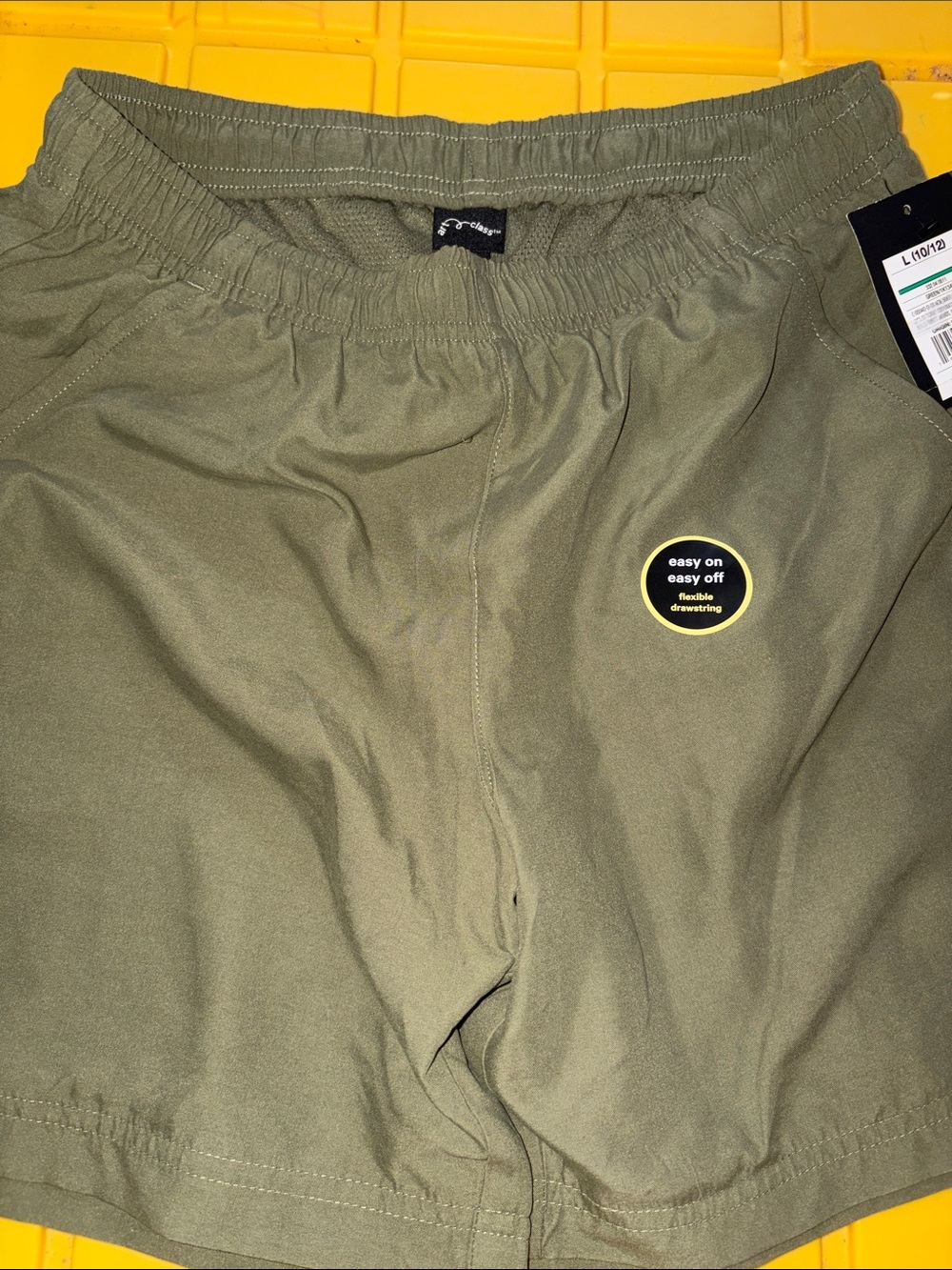 Boy’s Olive Green Elastic Waist Shorts - Art Class